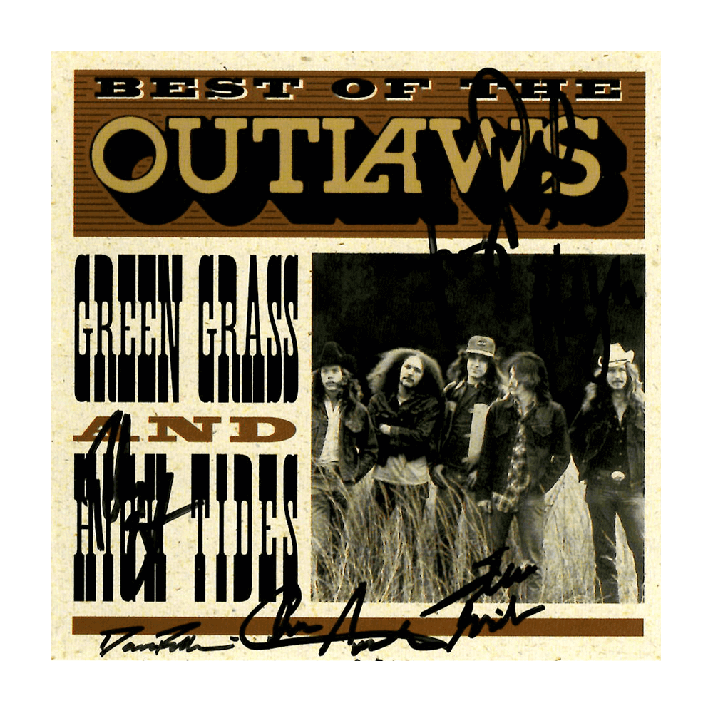 Outlaws "Best of Green Grass and High Tides" Autographed CD