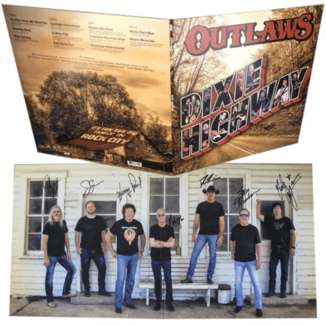Outlaws "Dixie Highway" Autographed Vinyl